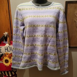 Northern isles purple sweater